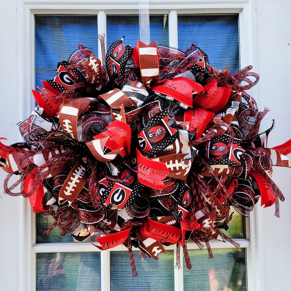 Georgia Bulldog Wreath
